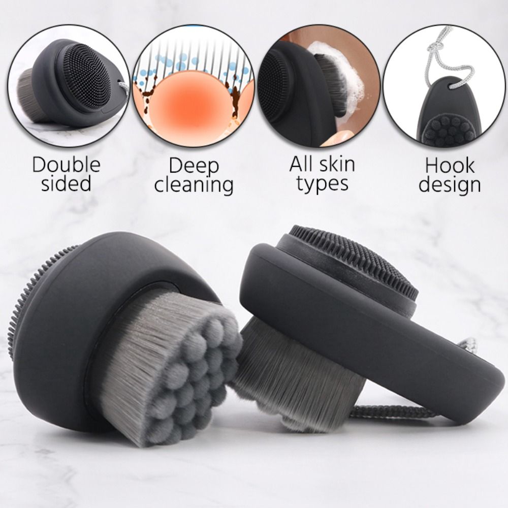 Cleanser Face - Çift taraflı silikon yüz temizleme fırçası