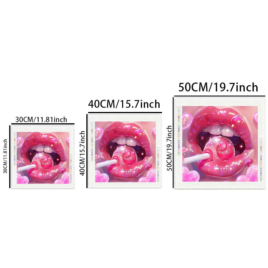 1 parça - 5D-DIY - Flok kumaş  - Lip Balm incelemesi ve fiyatı